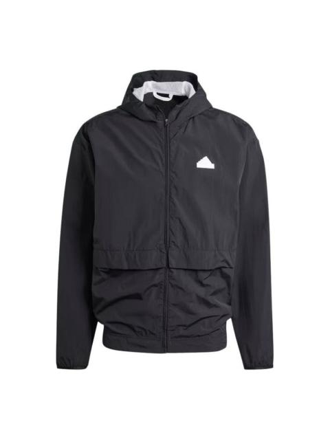 adidas adidas City Escape Full-Zip Hoodie Asia Sizing 'Black' IR5192
