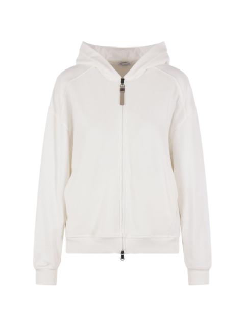Brunello Cucinelli zip-up cotton hoodie