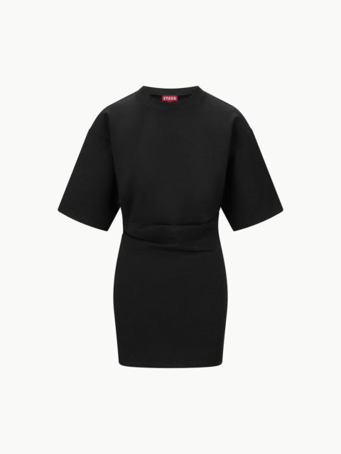 STAUD STAUD TRUMAN MINI DRESS BLACK