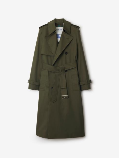 アウターその他 BURBERRY Woman Trench coat Green 8095300 Burberry double-breasted Trench Coat | Green | FARFETCH UK