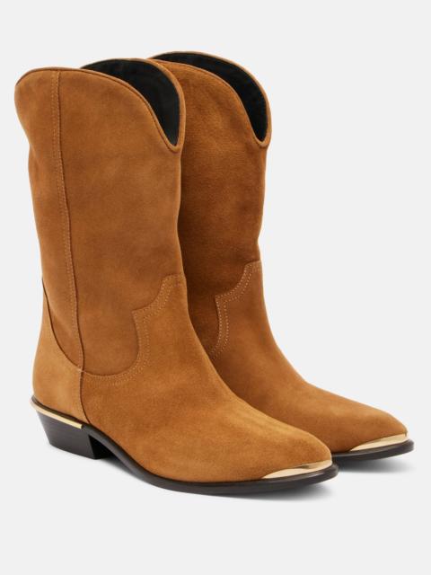 Isabel Marant Elbana suede cowboy boots