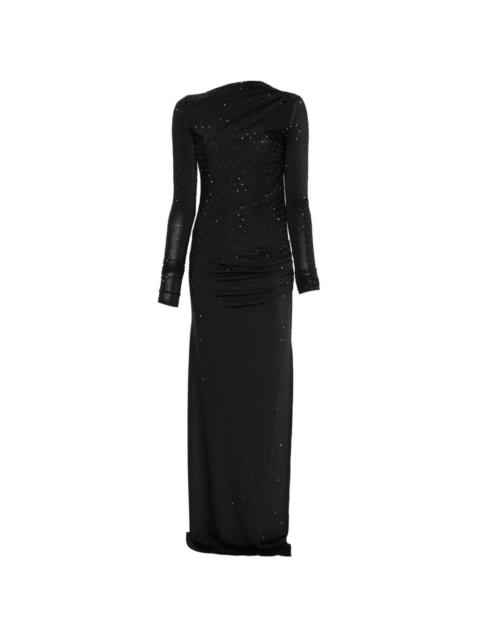 THE ANDAMANE Sophie long-sleeved embellished maxi dress