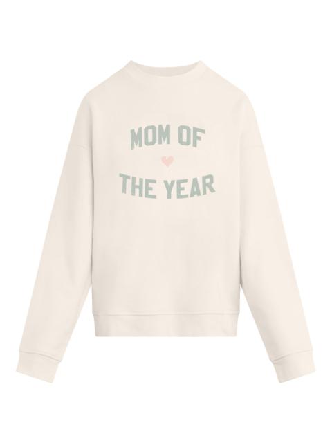 Favorite Daughter Women's The Mom of the Year Graphic Cotton-Blend Sweatshirt - Gardenia Light Sage