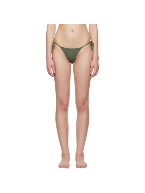 MATTEAU Khaki String Bikini Bottom