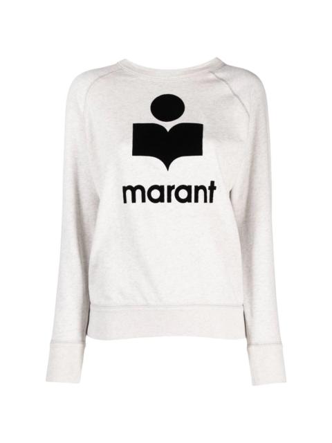 Isabel Marant Étoile logo-print crew-neck sweatshirt