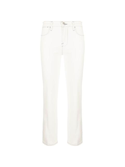 mid-rise slim fit jeans