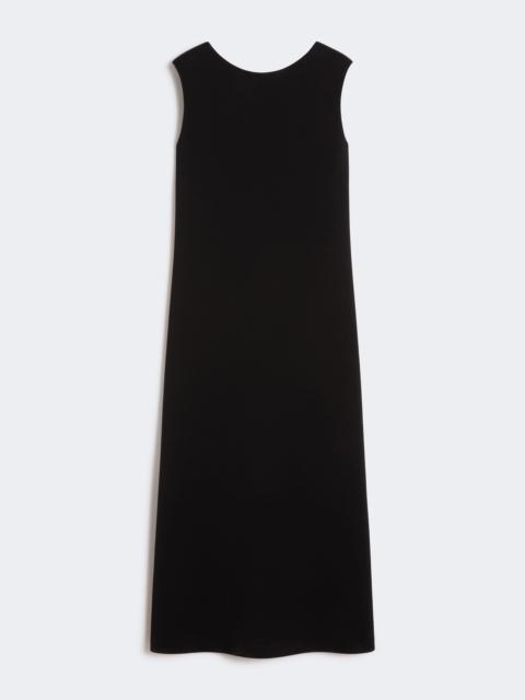 'S Max Mara Long scuba jersey dress - BLACK