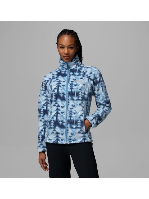 Columbia Women's Benton Springs Printed Full Zip Fleece Jacket