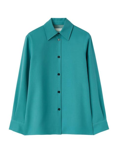 Jil Sander 포진 칼라 모직 셔츠