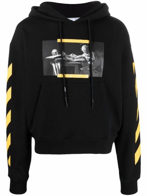 Carav Diag-stripe hoodie