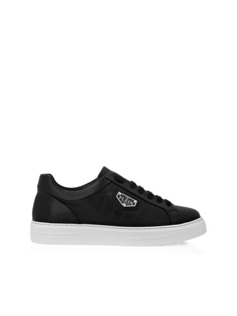PHILIPP PLEIN leather sneakers