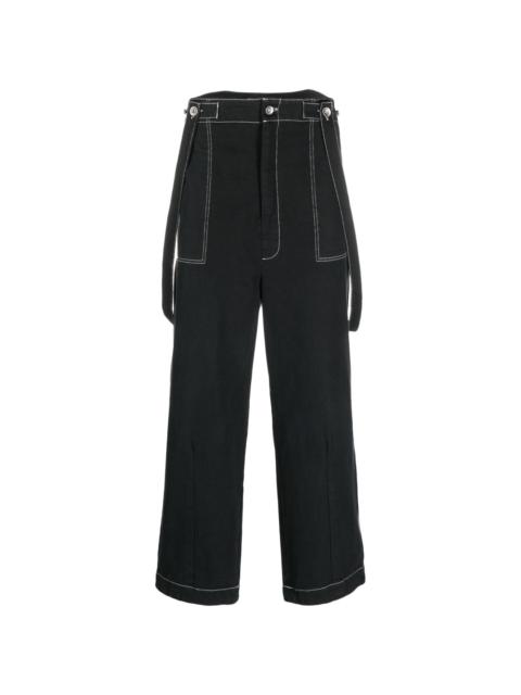 HENRIK VIBSKOV Early contrasting-stitch trousers
