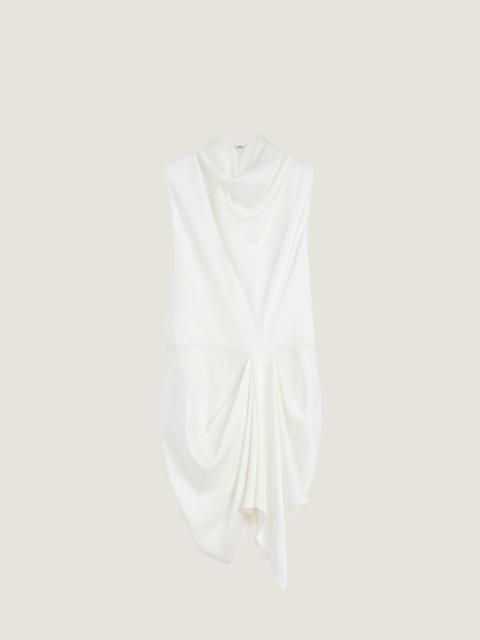 Givenchy DRAPED TOP IN CREPE SATIN
