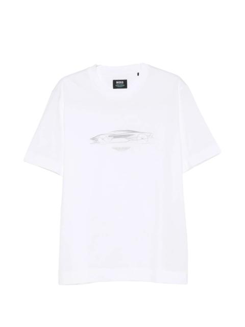 BOSS Boss X Aston Martin C-Taut Graphic-print T-shirt