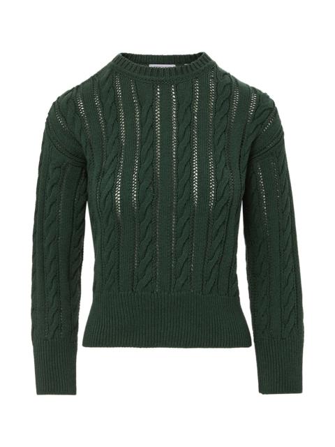 VERONICA BEARD ELEANOR CABLE-KNIT SWEATER
