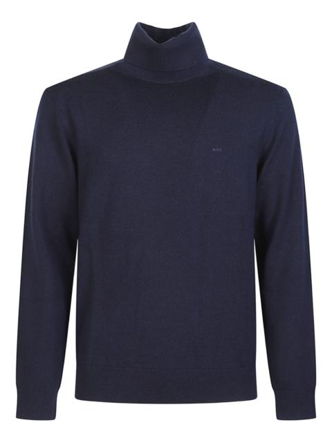 MICHAEL KORS logo-embroidered roll-neck jumper