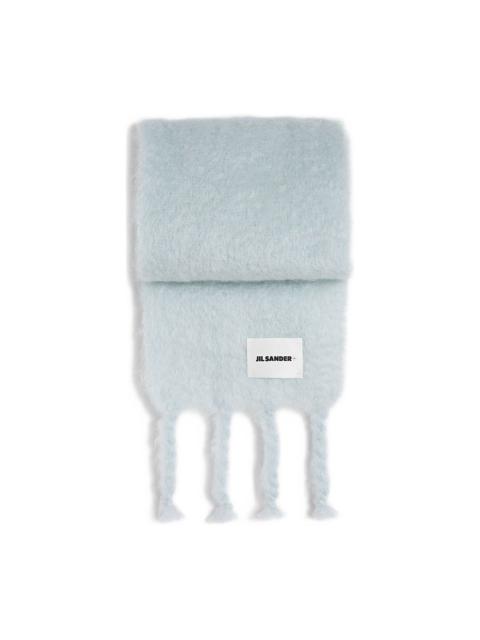 Jil Sander logo-patch scarf