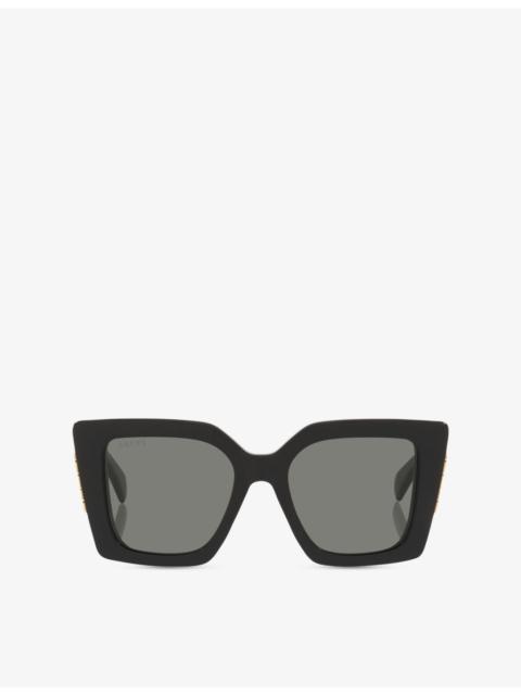 GUCCI GG2039S Cat Eye-Frame Acetate Sunglasses