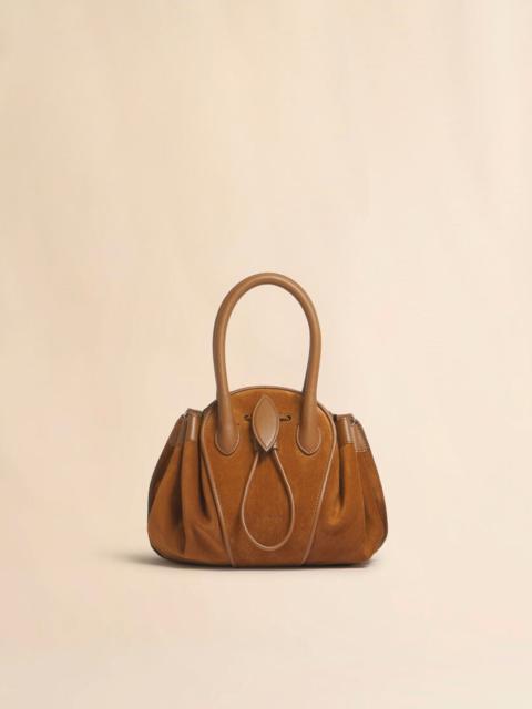 Marni BROWN SUEDE TULIPEA SMALL HANDBAG