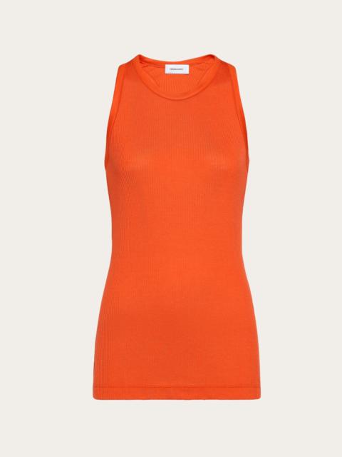 FERRAGAMO Sleeveless jersey top