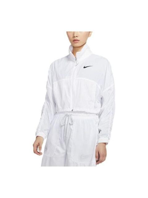 (WMNS) Nike Sportswear Swoosh Jacket White CJ3774-100