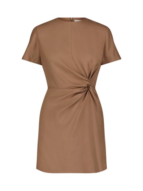 MATTHEW BRUCH Twist T-Shirt Dress brown