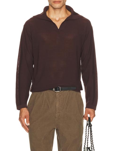 BODE Boxy Polo Long Sleeve