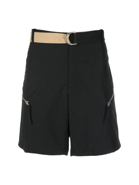 belted cargo shorts