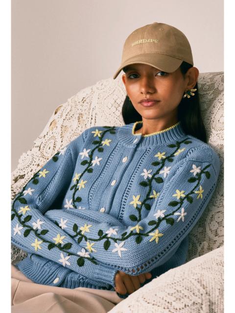 SHRIMPS Hesper Cardigan - Greek Blue/Multi