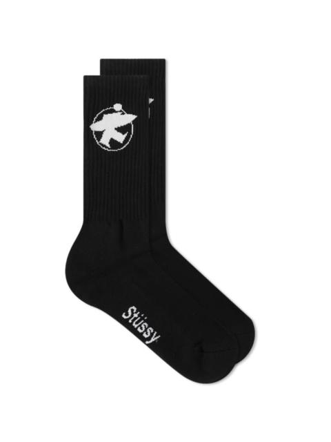 Stussy Surfman Crew Sock