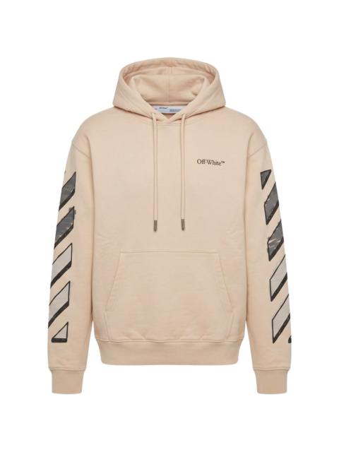 Off-White Arrows Diagonals-print hoodie