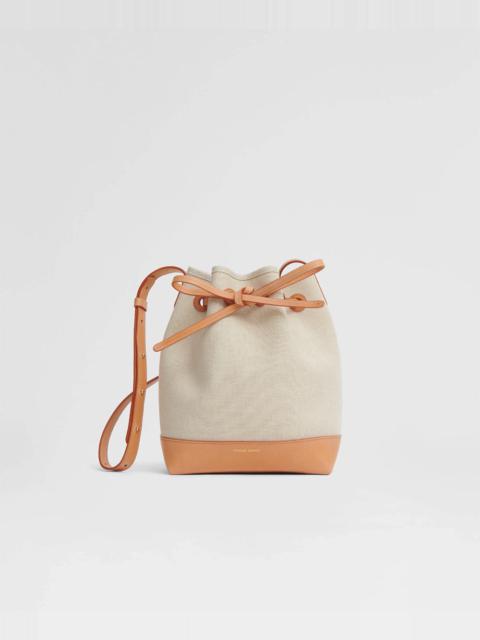 Mansur Gavriel MINI BUCKET BAG REVERSIBLE