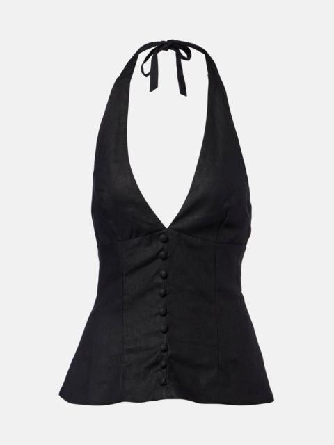 FAITHFULL Marie linen vest