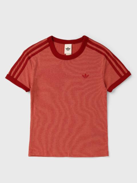 adidas WMNS HEATHER 3-STRIPES CALI TEE