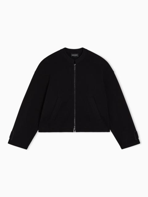EMPORIO ARMANI DOUBLE STRETCH JERSEY BLOUSON