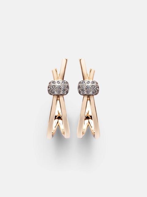 Pomellato Pomellato Together 18kt gold earrings with diamonds