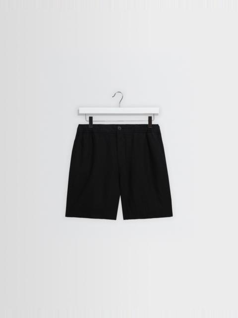 Wax London Kurt - Black Washed Linen Shorts