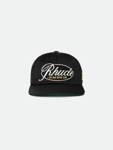 Rhude RHUDE SPORTS CLUB CURVED BRIM HAT