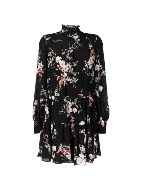 Karla floral-print short dress