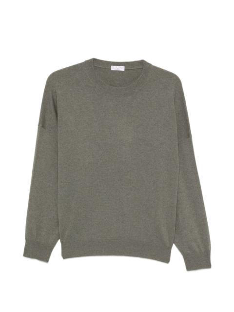 Brunello Cucinelli crew-neck drop-shoulder sweater