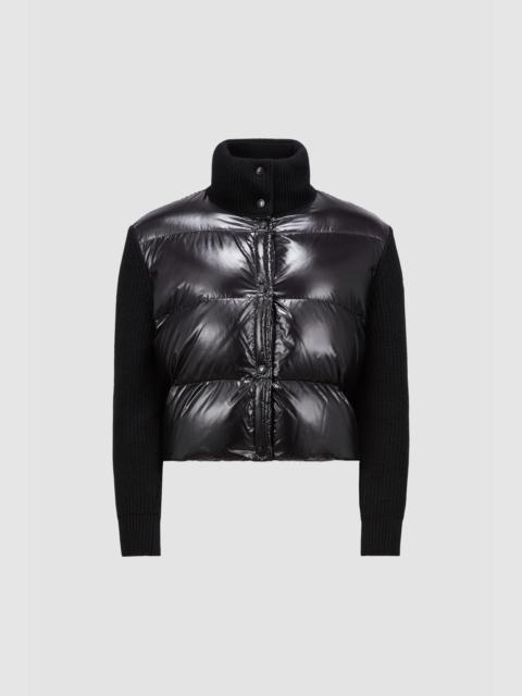 Padded Wool Cardigan