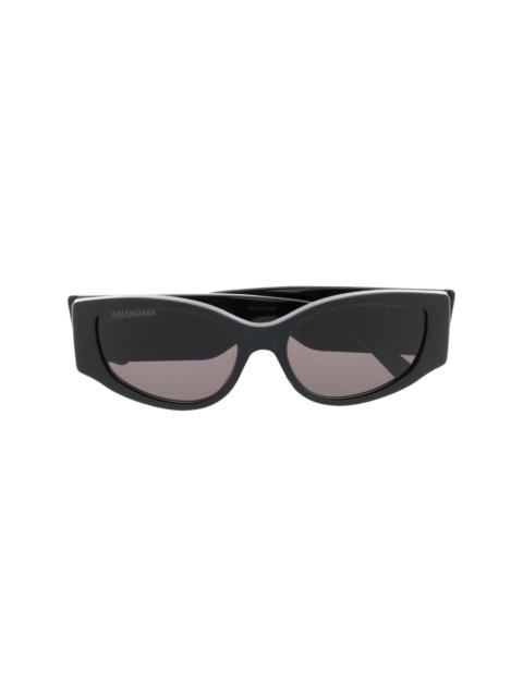 BALENCIAGA logo-print sunglasses