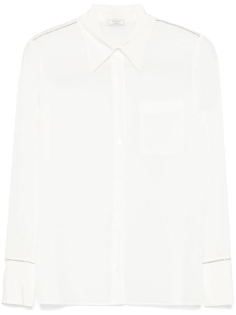 PESERICO bead-embellished shirt