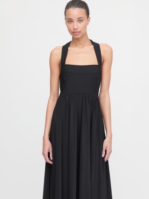 Hill House Home The Fleur Midi Dress - Black Jersey