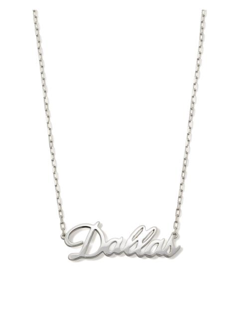 KENDRA SCOTT Dallas Pendant Necklace in Sterling Silver