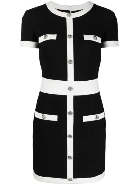 PHILIPP PLEIN contrast-trim mini dress