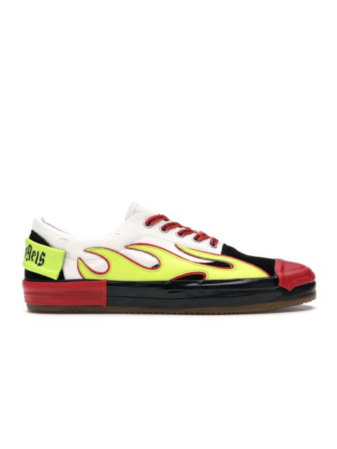 Palm Angels Palm Angels Low Top Multicolored Flame White