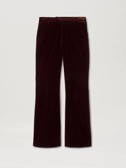 VELVET SUIT PANTS