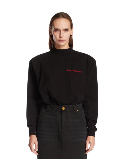 WILLY CHAVARRIA Black The Casa de Chavarria LS Bodysuit