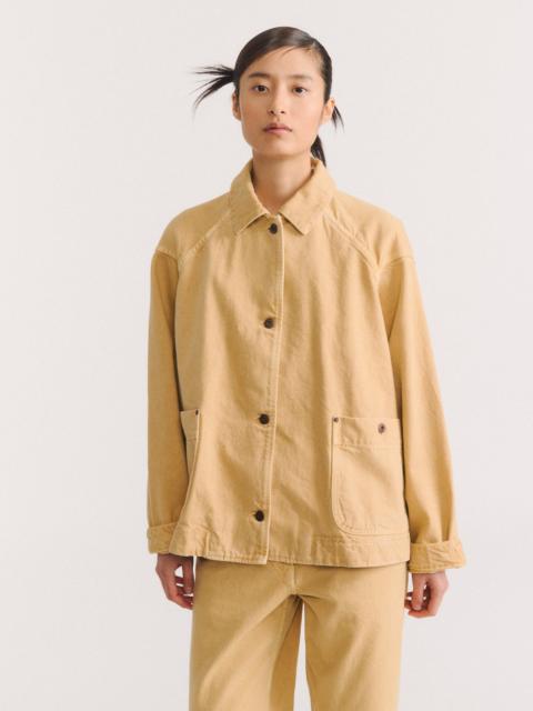 CASEY/CASEY DRAYS TRAVAIL DENIM JACKET - H DENIM - DUNE
